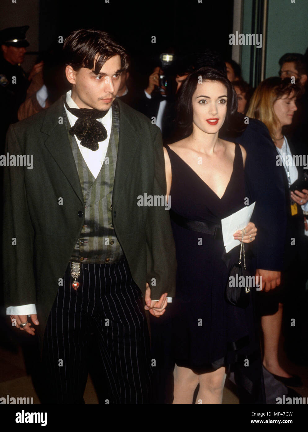 BEVERLY HILLS, CA - JANUARY 19: (L-R) Actor Johnny Depp and actress