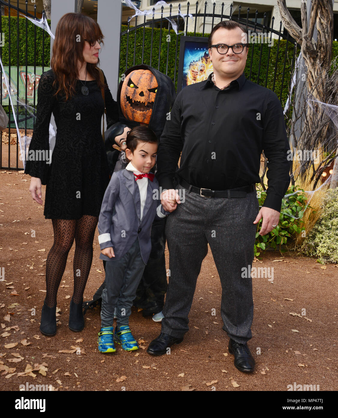 Jack Black with his son Samuel Black at Coldwater Park Los Angeles,  California - 11.10.09 Stock Photo - Alamy