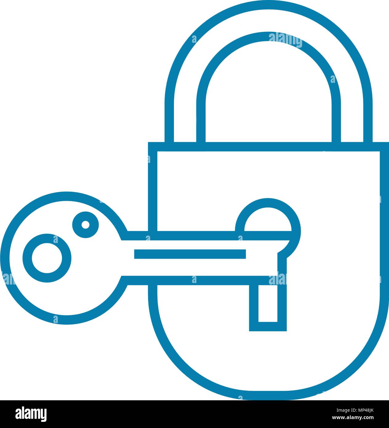 Task solution linear icon concept. Task solution line vector sign ...