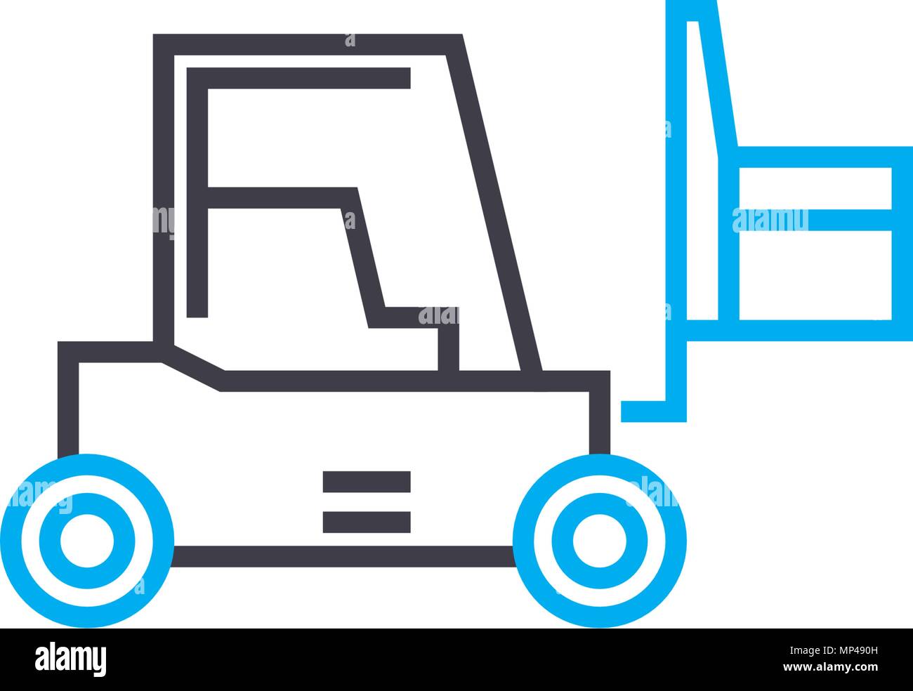 Warehousing linear icon concept. Warehousing line vector sign, symbol ...
