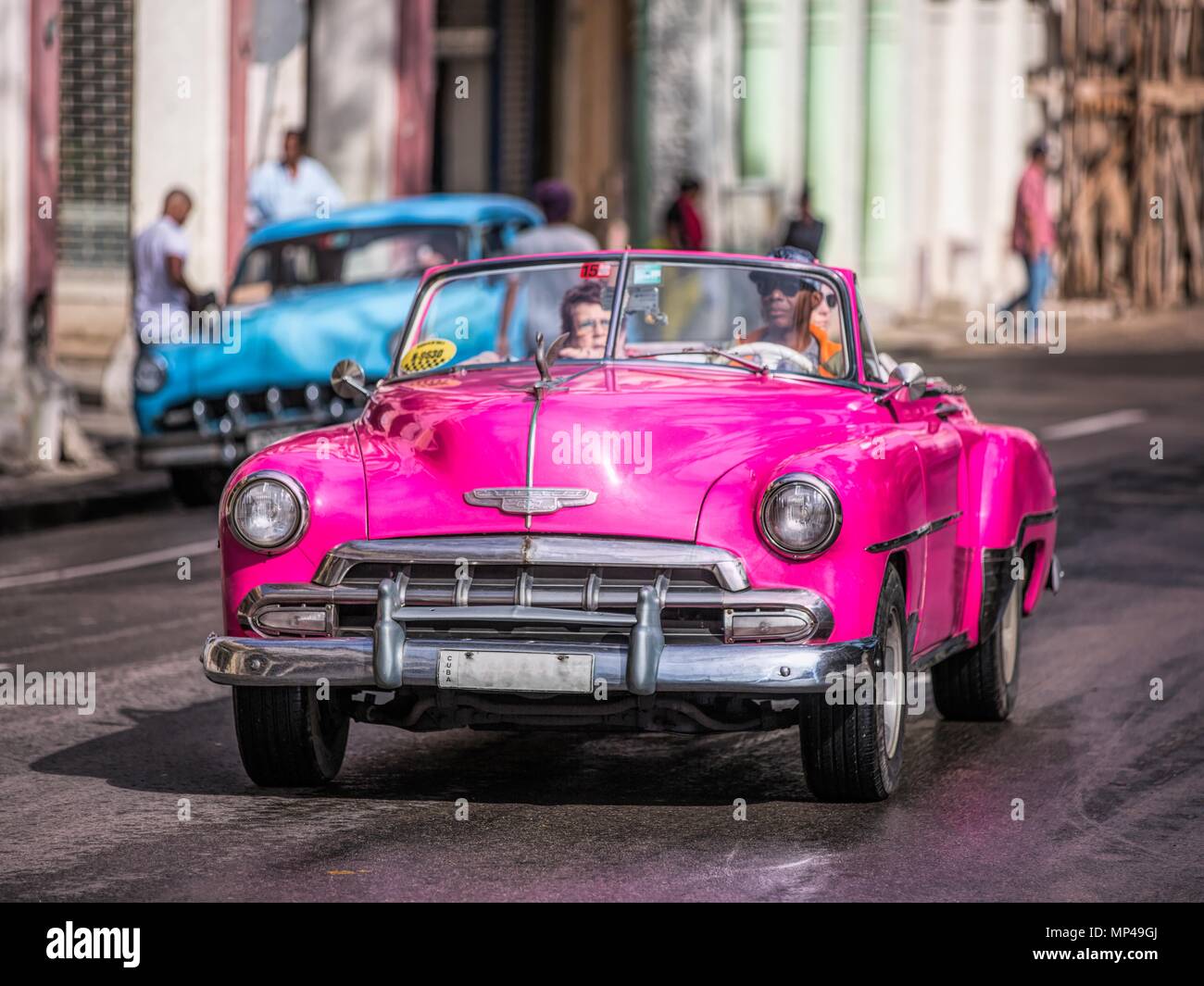 Classic Car Havana Cuba Stock Photo Alamy