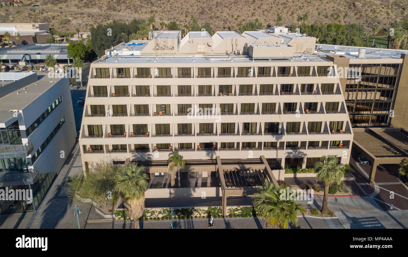 Hyatt Hotel, Palm Springs, California, USA Stock Photo