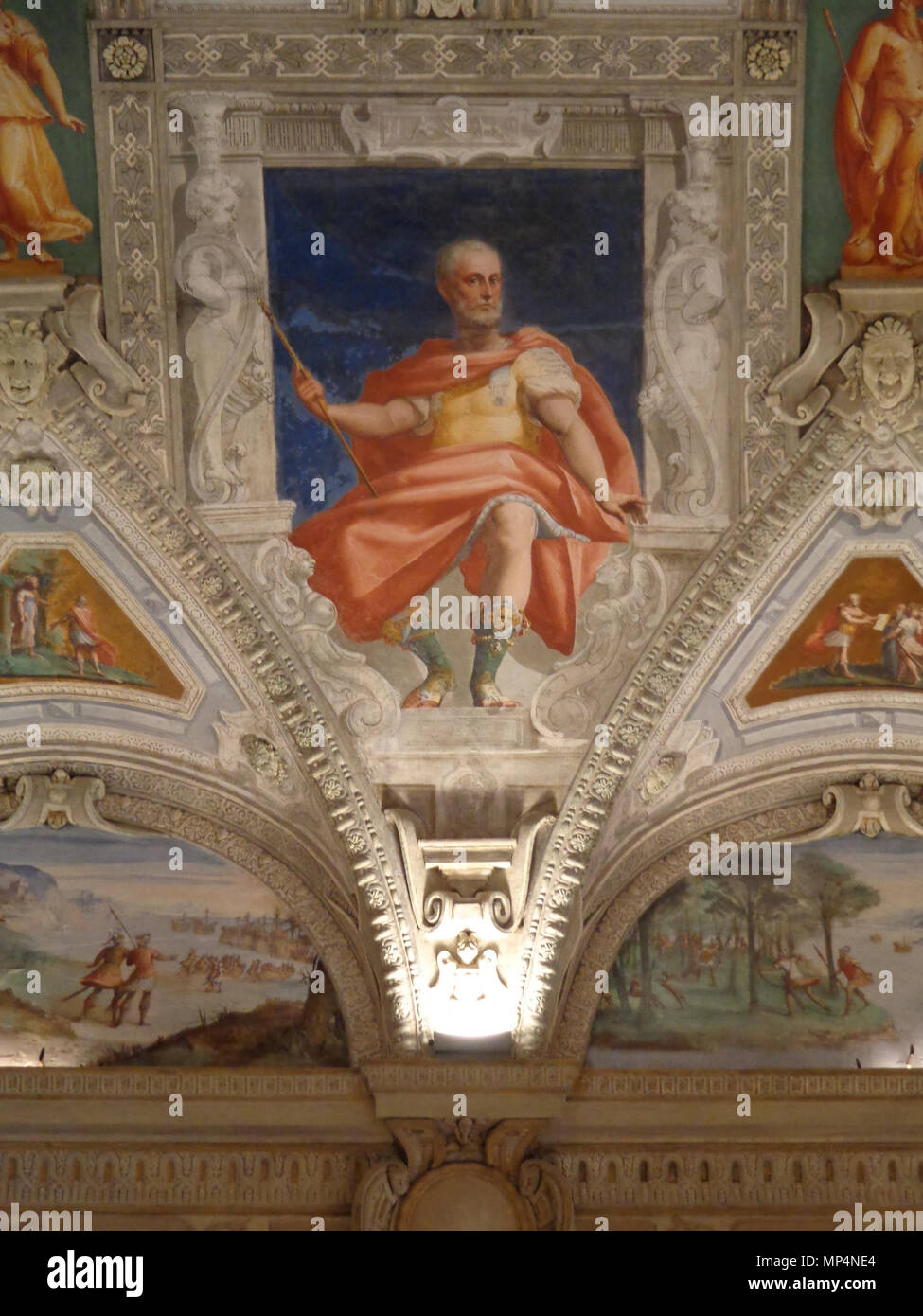 Figura    .   955 Palazzo della Meridiana Salone Cambiaso Figura 3a Stock Photo