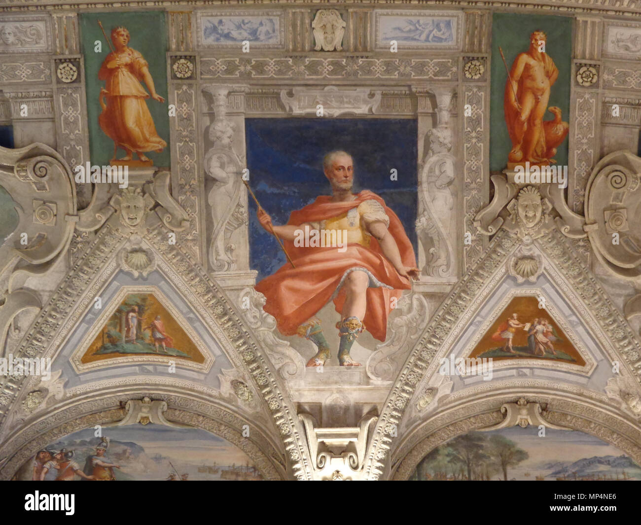 Figura    .   955 Palazzo della Meridiana Salone Cambiaso Figura 3b Stock Photo