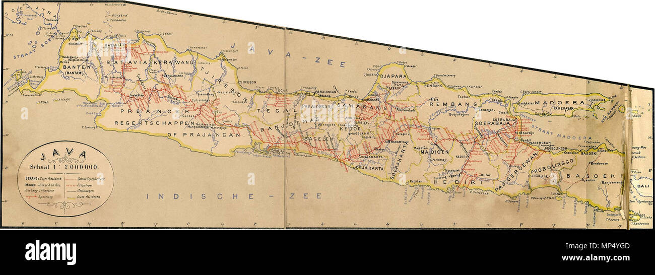 Colonial era map of java hi-res stock photography and images - Alamy
