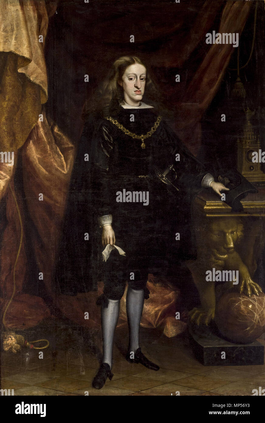 1059 Rey Carlos II de España Stock Photo