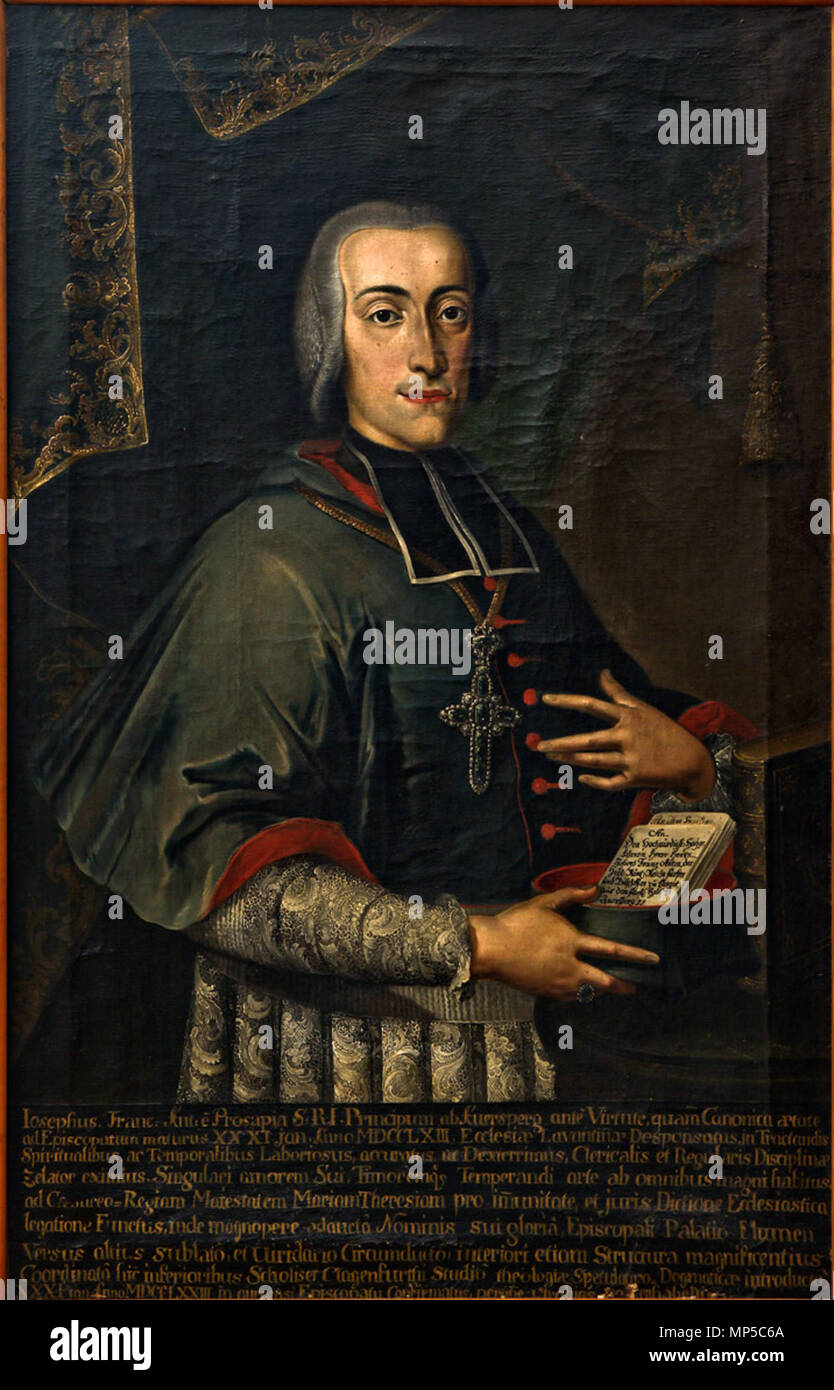 741 Joseph Franz Anton Reichsgraf von Auersperg II Stock Photo Alamy