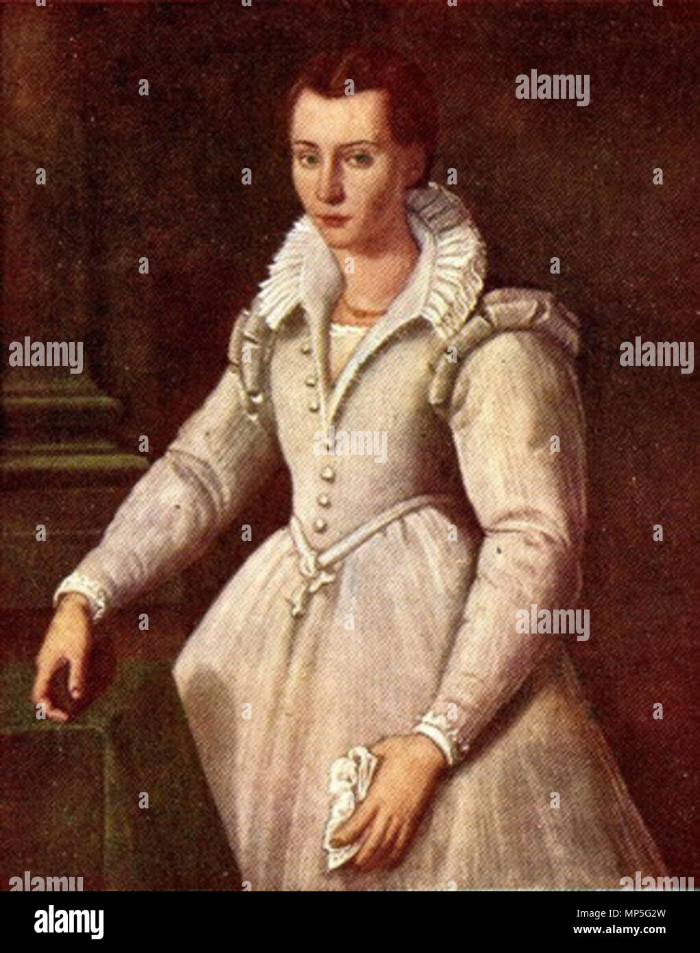 Suor Maria Maddalena de' Pazzi (a 16 anni) (Santa)  1583.   858 Maria Maddalena de' Pazzi Stock Photo