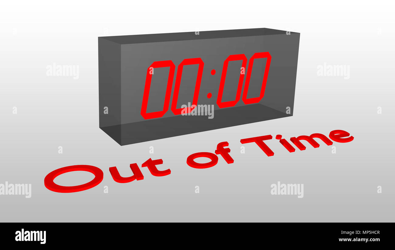 Time clock digital 00 hires stock photography and images Alamy