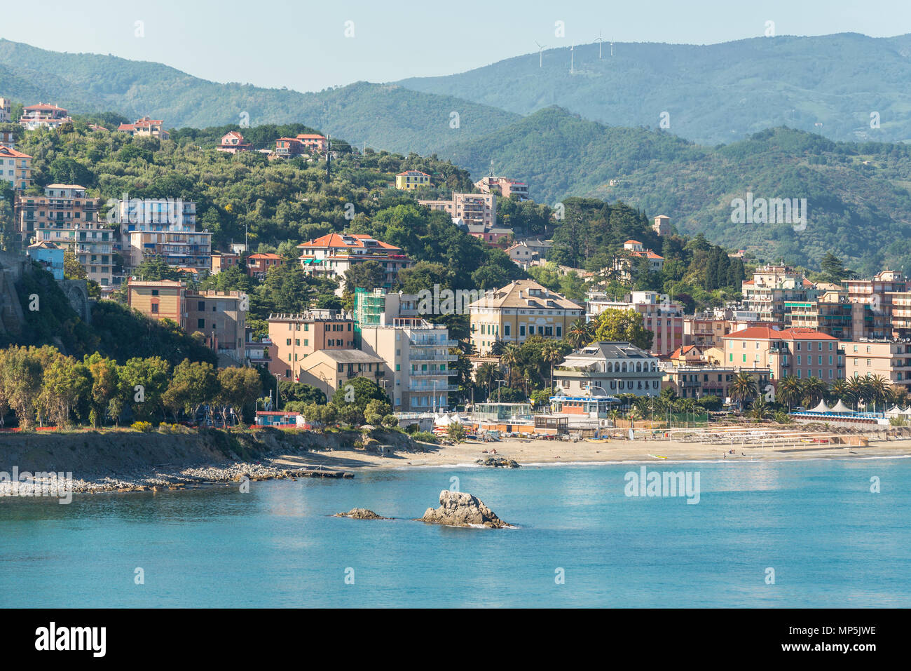 Savona, Italy - May 15, 2017: View of the Ligurian Coast - Landscape in the  surroundings of Savona, Liguria, Italy Stock Photo - Alamy