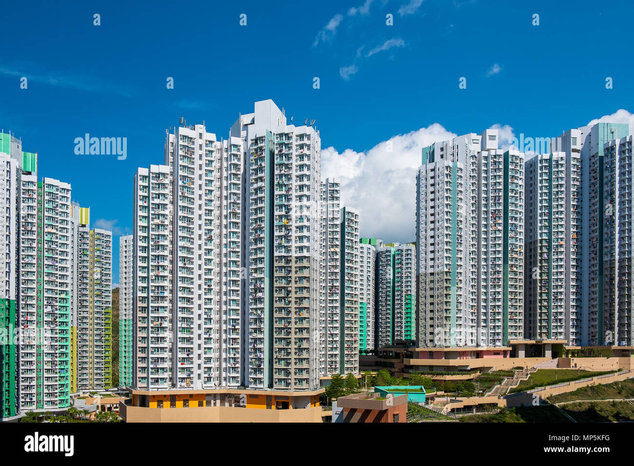 Public housing in Hong Kong Stock Photo Alamy