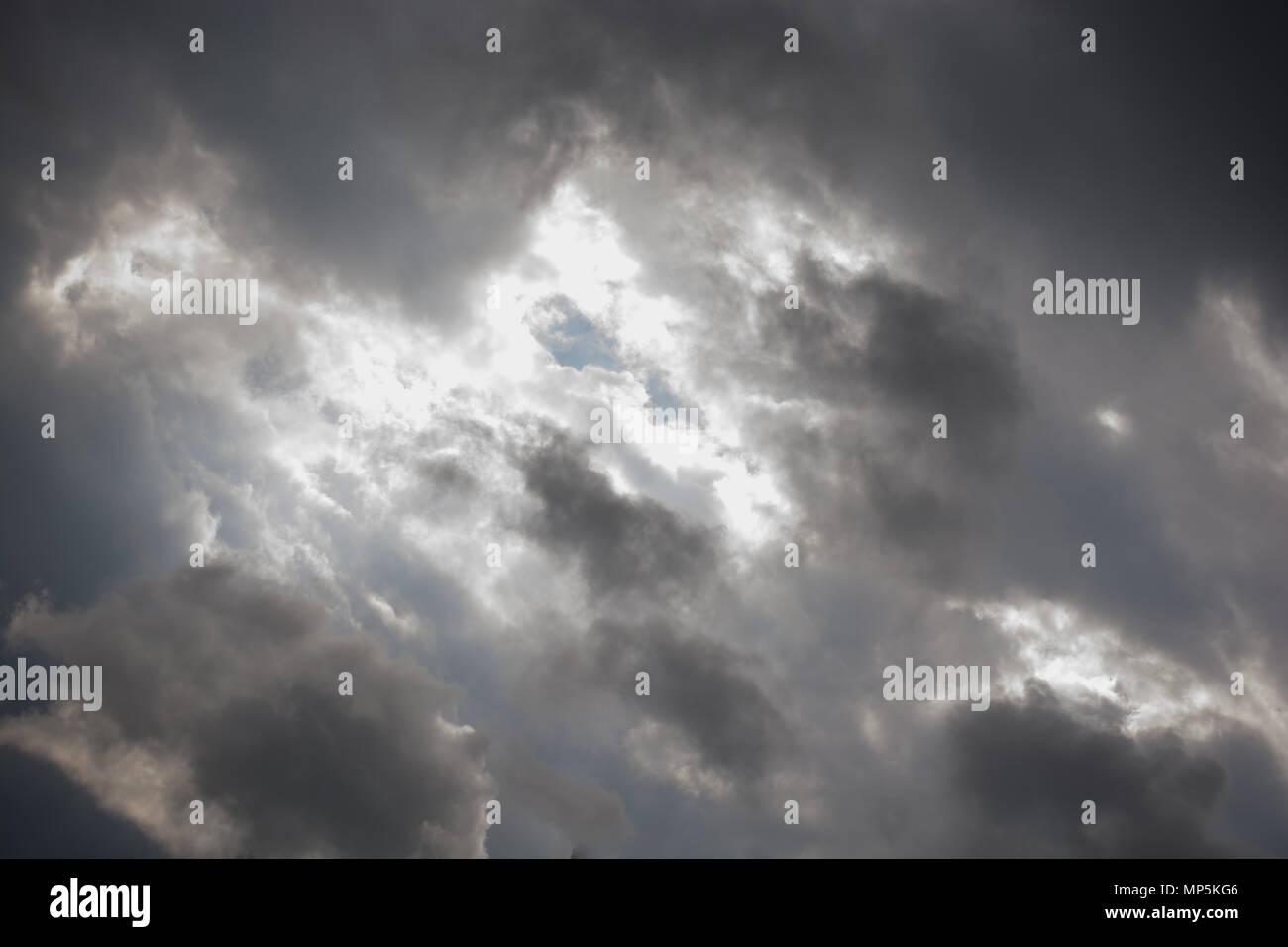 Dark and grey clouds are formed in the sky Stock Photo - Alamy