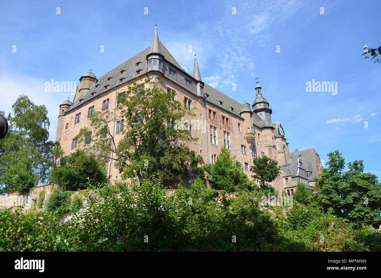 Castle in Marburg, Germany Stock Photo Alamy