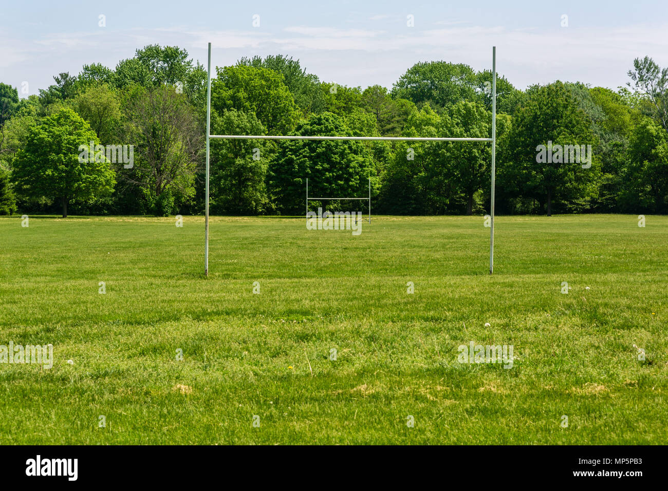 Football goal posts hires stock photography and images Alamy