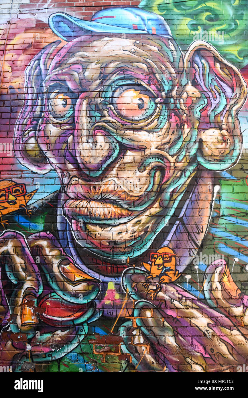Graffiti Alley, Toronto, Canada Stock Photo Alamy
