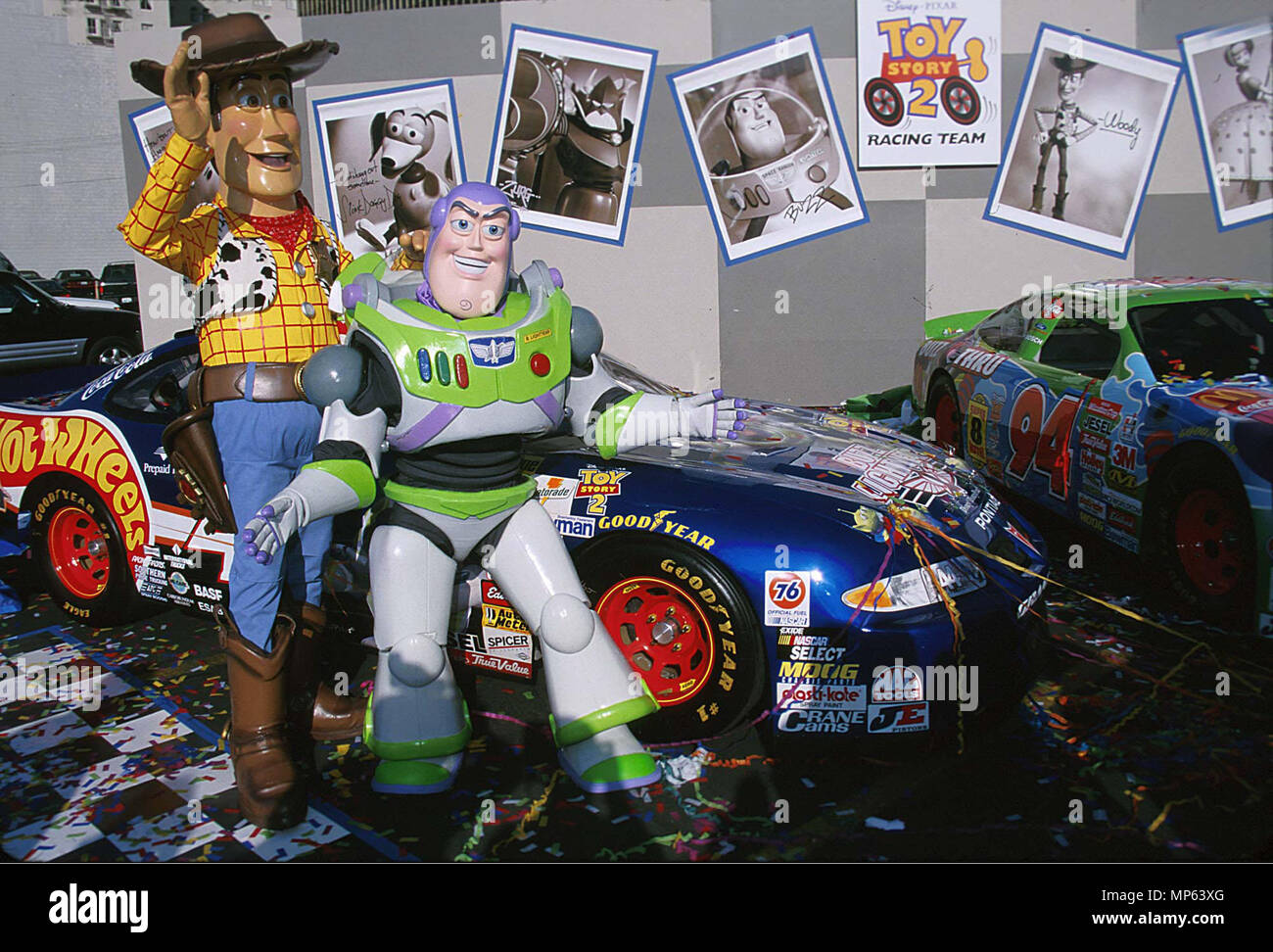 Woody & Buzz-Toy Story 2 - Woody & Buzz-Toy Story 2  Event in Hollywood Life - California, Red Carpet Event, USA, Film Industry, Celebrities, Photography, Bestof, Arts Culture and Entertainment, Topix Celebrities fashion, Best of, Hollywood Life, Event in Hollywood Life - California, Red Carpet and backstage, ,celebrities, , Arts Culture and Entertainment,        Photography,   People from the cast, TV show and cast inquiry tsuni@Gamma-USA.com ,  1993 to 1999 anyone from any cast Stock Photo