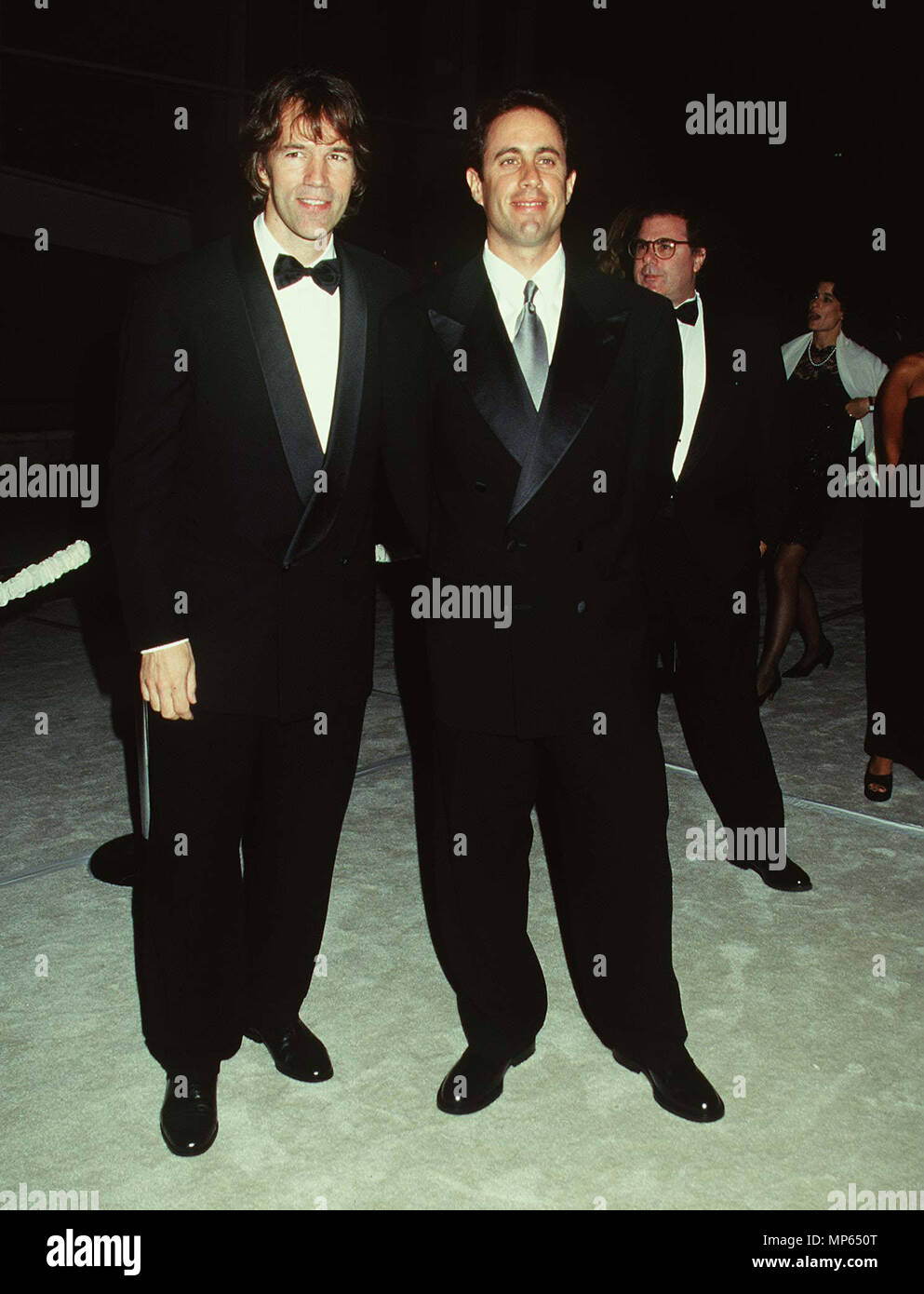 Kelley D. & Seinfeld Jerry  - Kelley D. & Seinfeld Jerry  Event in Hollywood Life - California, Red Carpet Event, USA, Film Industry, Celebrities, Photography, Bestof, Arts Culture and Entertainment, Topix Celebrities fashion, Best of, Hollywood Life, Event in Hollywood Life - California, Red Carpet and backstage, movie celebrities, TV celebrities, Music celebrities, Topix, Bestof, Arts Culture and Entertainment, vertical, one person, Photography,   Three Quarters, 1993 to 1999, inquiry tsuni@Gamma-USA.com , Credit Tsuni / USA,   === Red Carpet Event, USA, Film Industry, Celebrities, Photograp Stock Photo