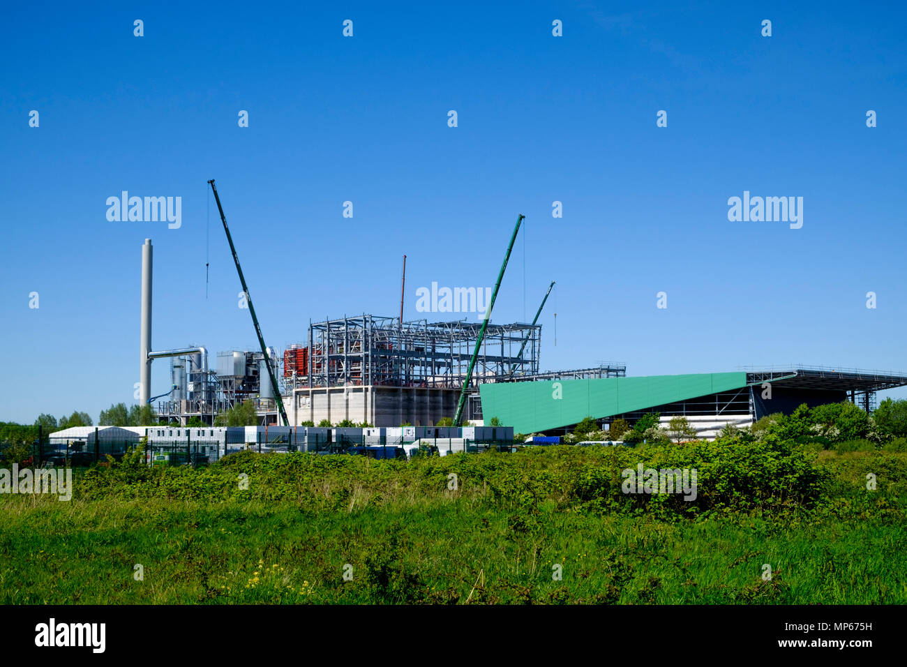 The new incinerator at Javelin Park Gloucester, near the M5