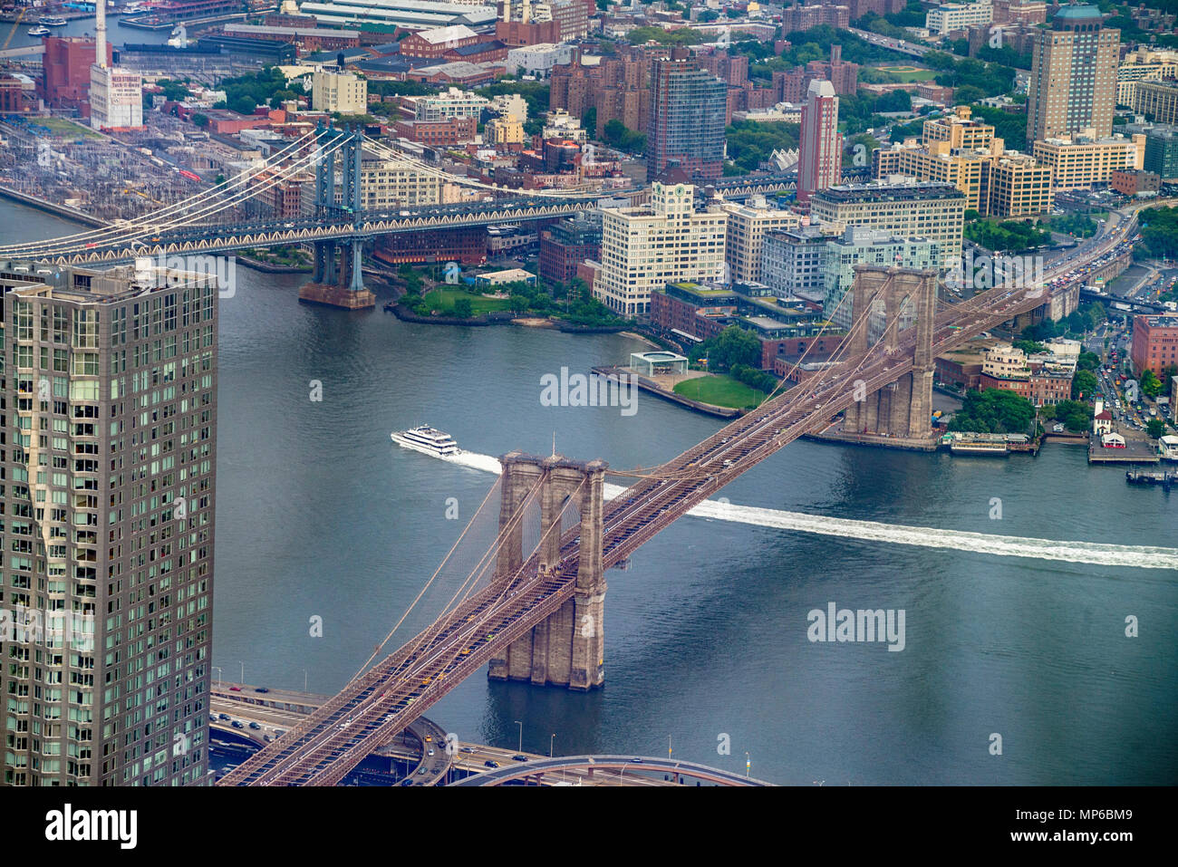 Aerial view of Manhattan New York City Stock Photo - Alamy