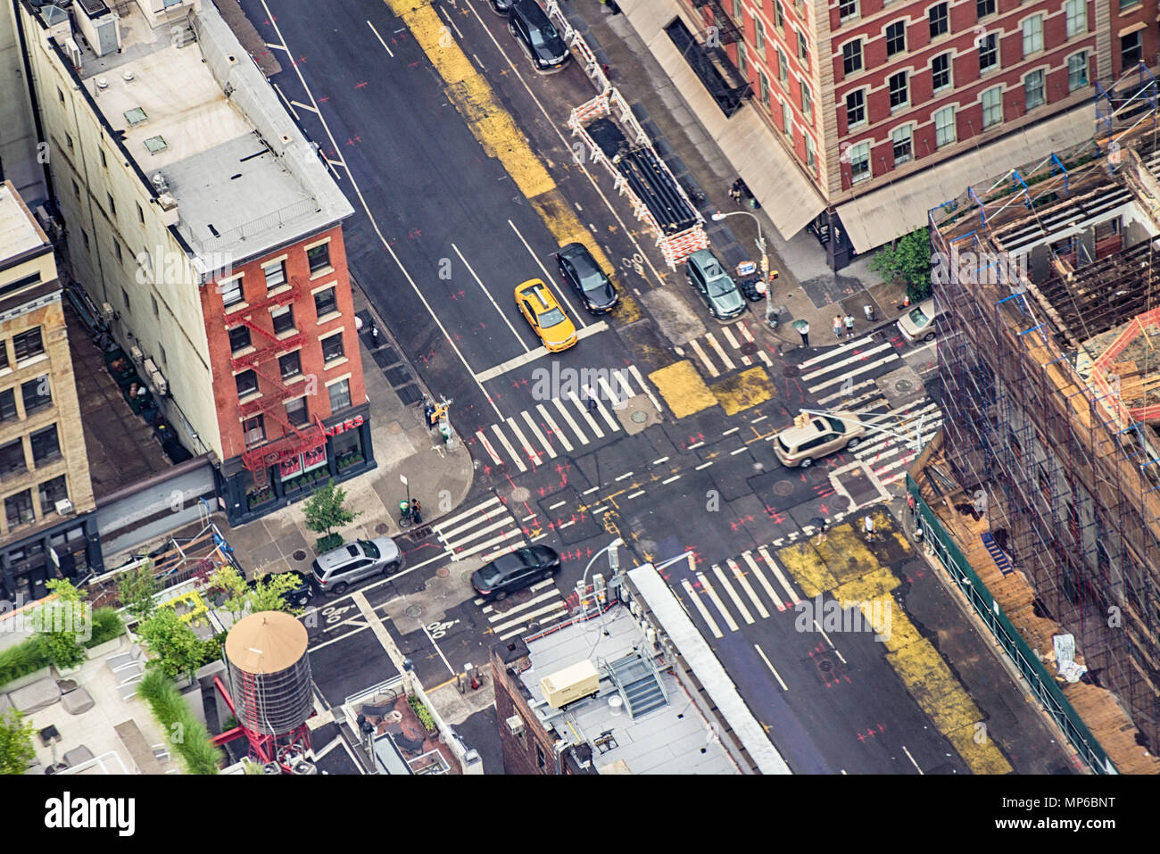 Aerial view of Manhattan New York City Stock Photo - Alamy