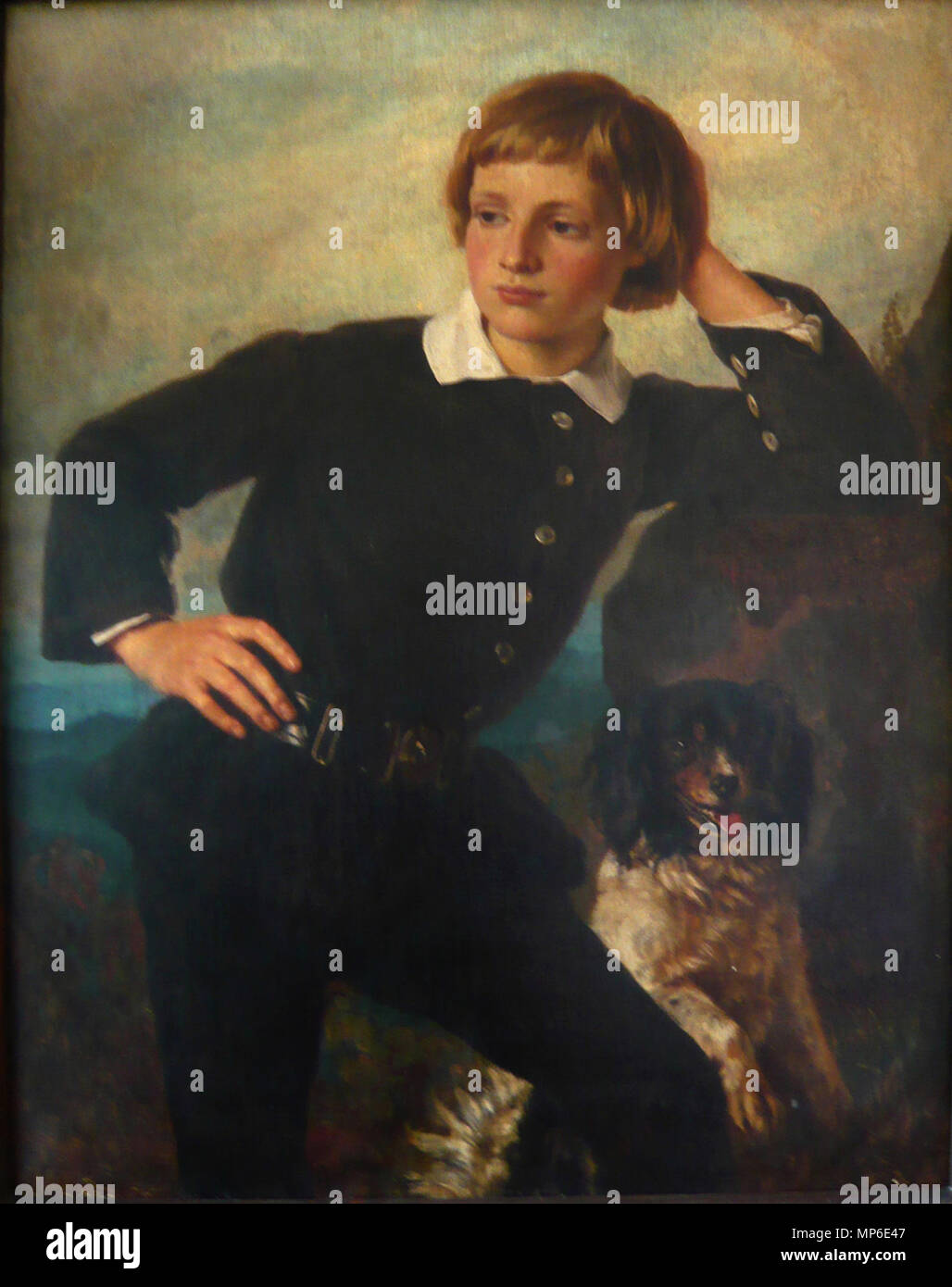 . the young Wilhelm Sohn, painting by his uncle and fatherinlaw Karl