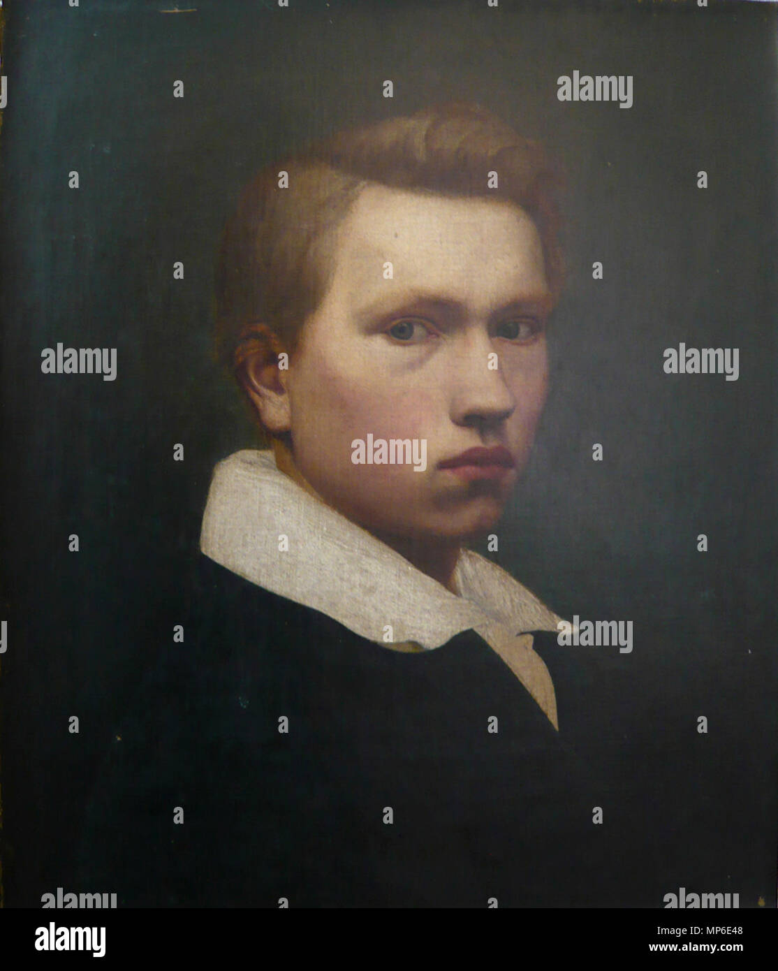 758 Karl Ferdinand Sohn Selbstporträt im Alter von 16 Jahren - Anno 1821 Stock Photo