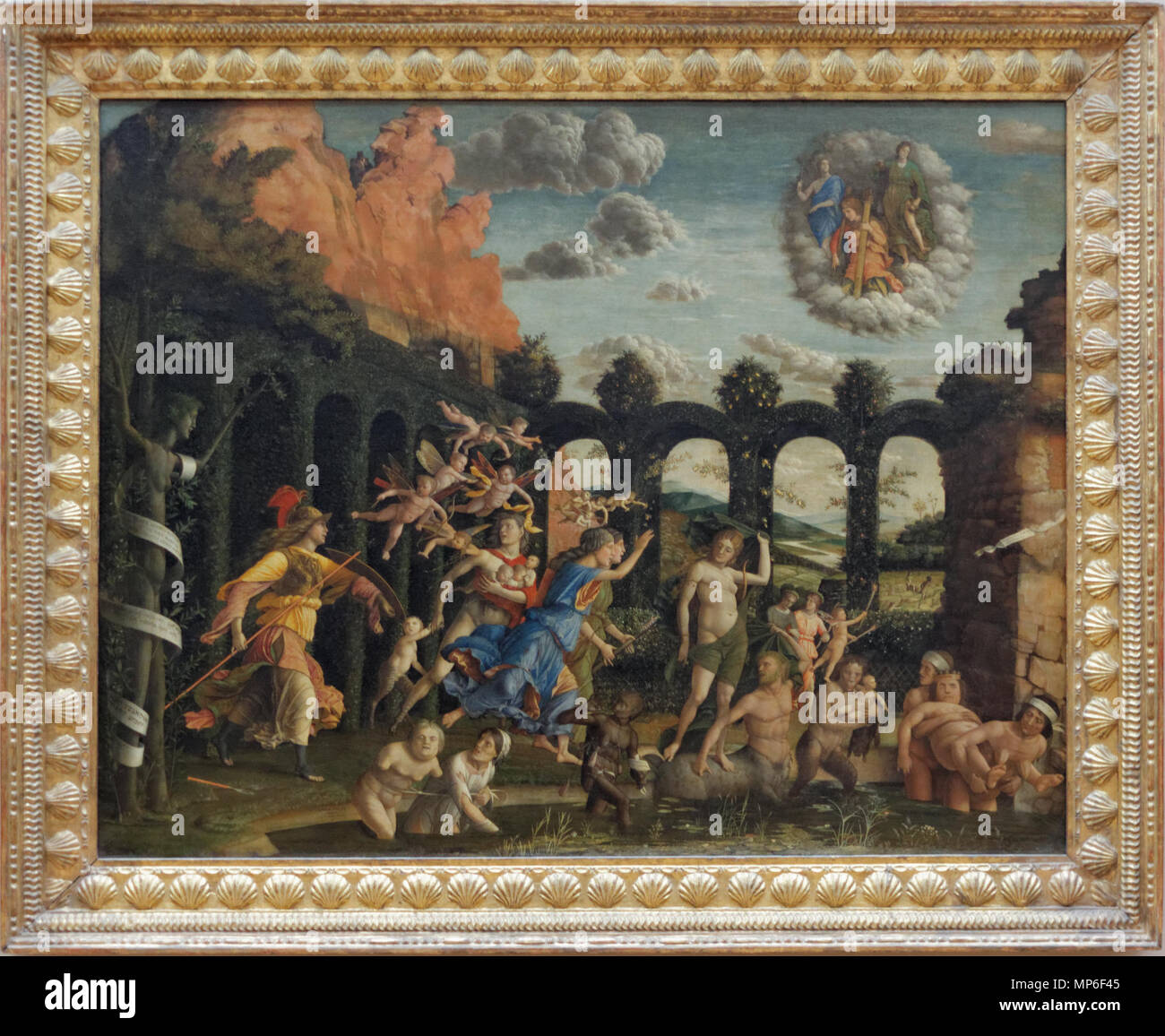 895 Minerve chassant les Vices du jardin des Vertus, Mantegna (Louvre