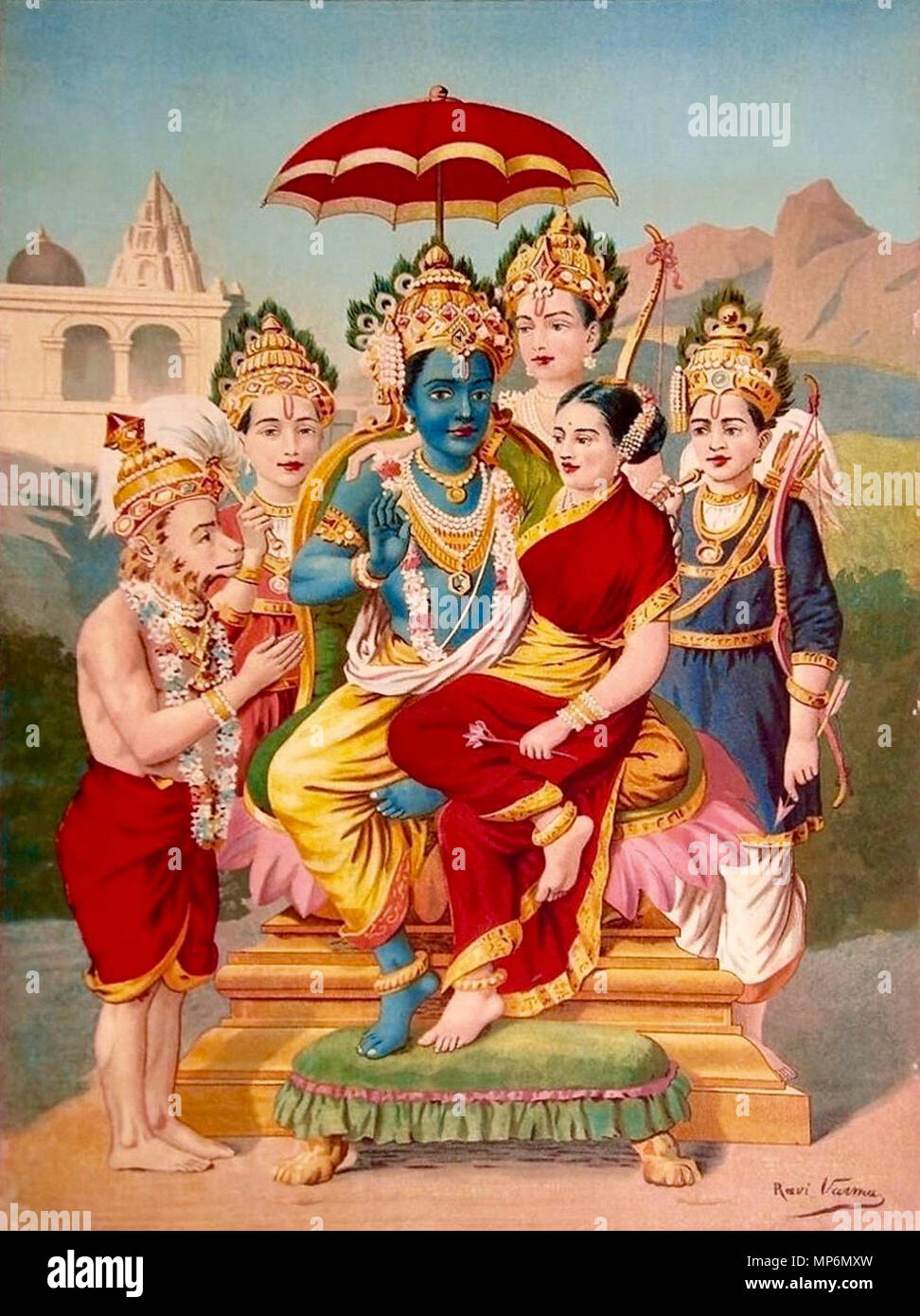 Rama lakshmana bharata shatrughna hires stock photography and images