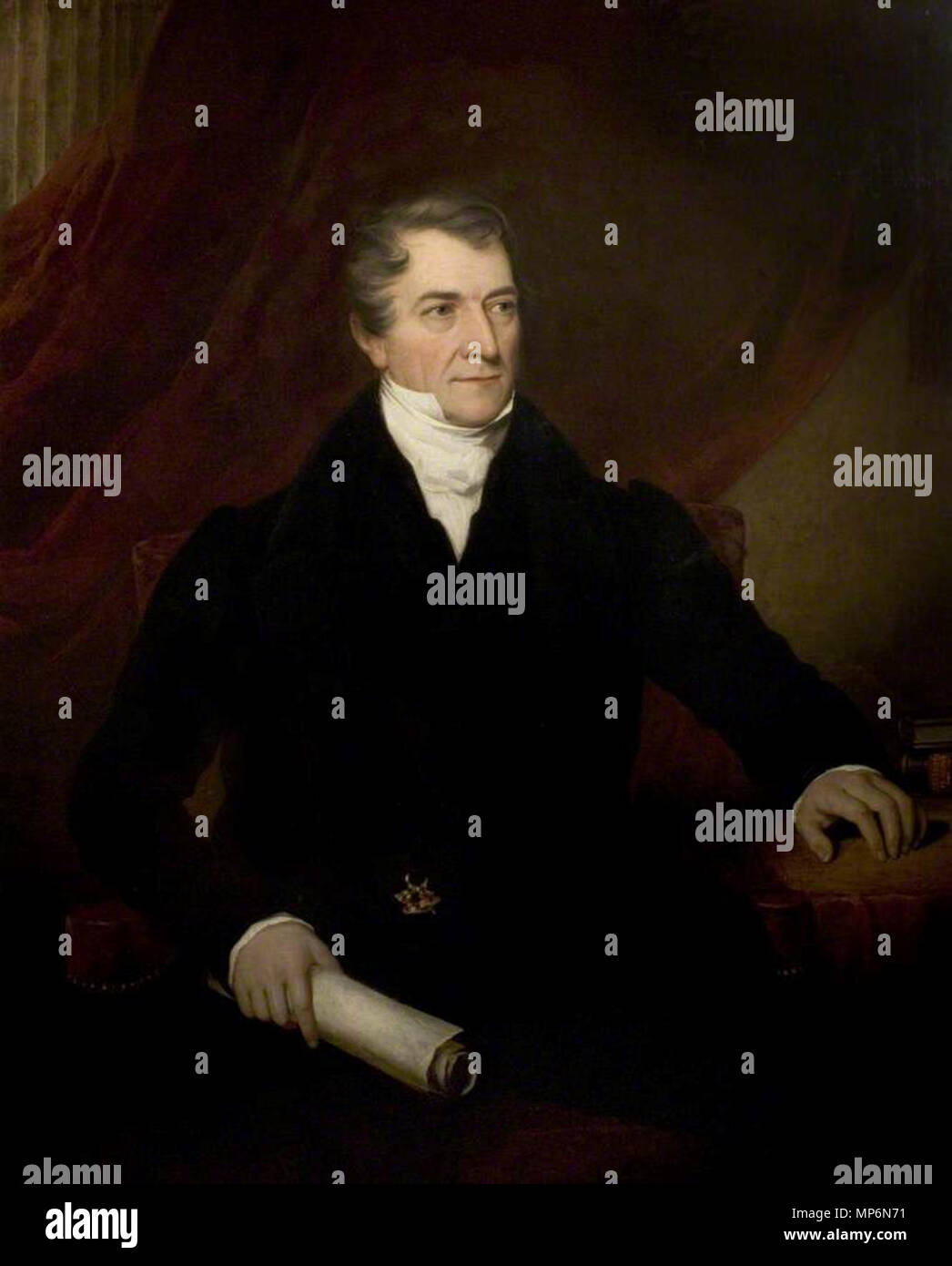 Lord Denman (1779-1854) . Portrait of Thomas Denman, 1st Baron Denman ...