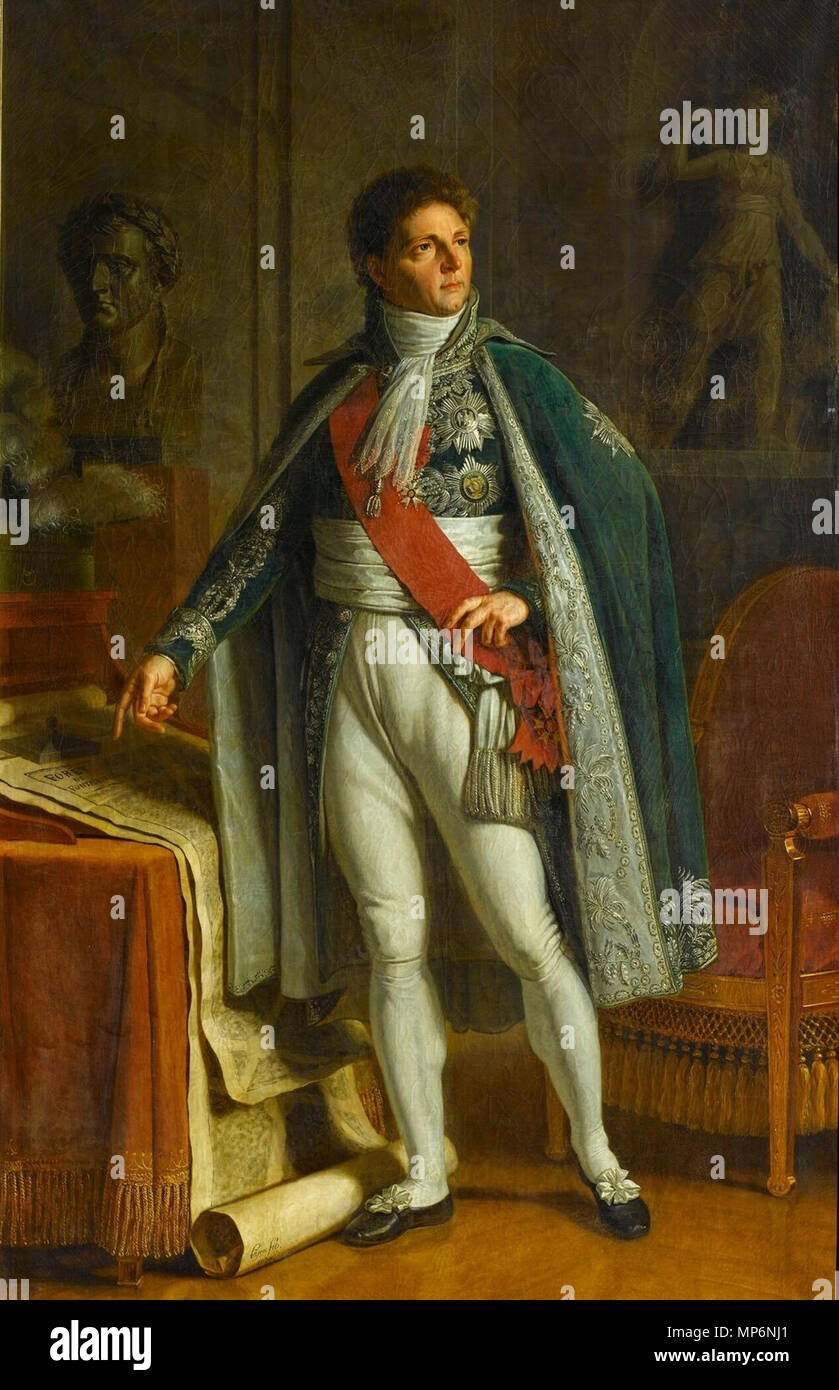 824 Louis-Alexandre Berthier, Prince de Neufchâtel et de Wagram, maréchal de France (1753-1815) Stock Photo