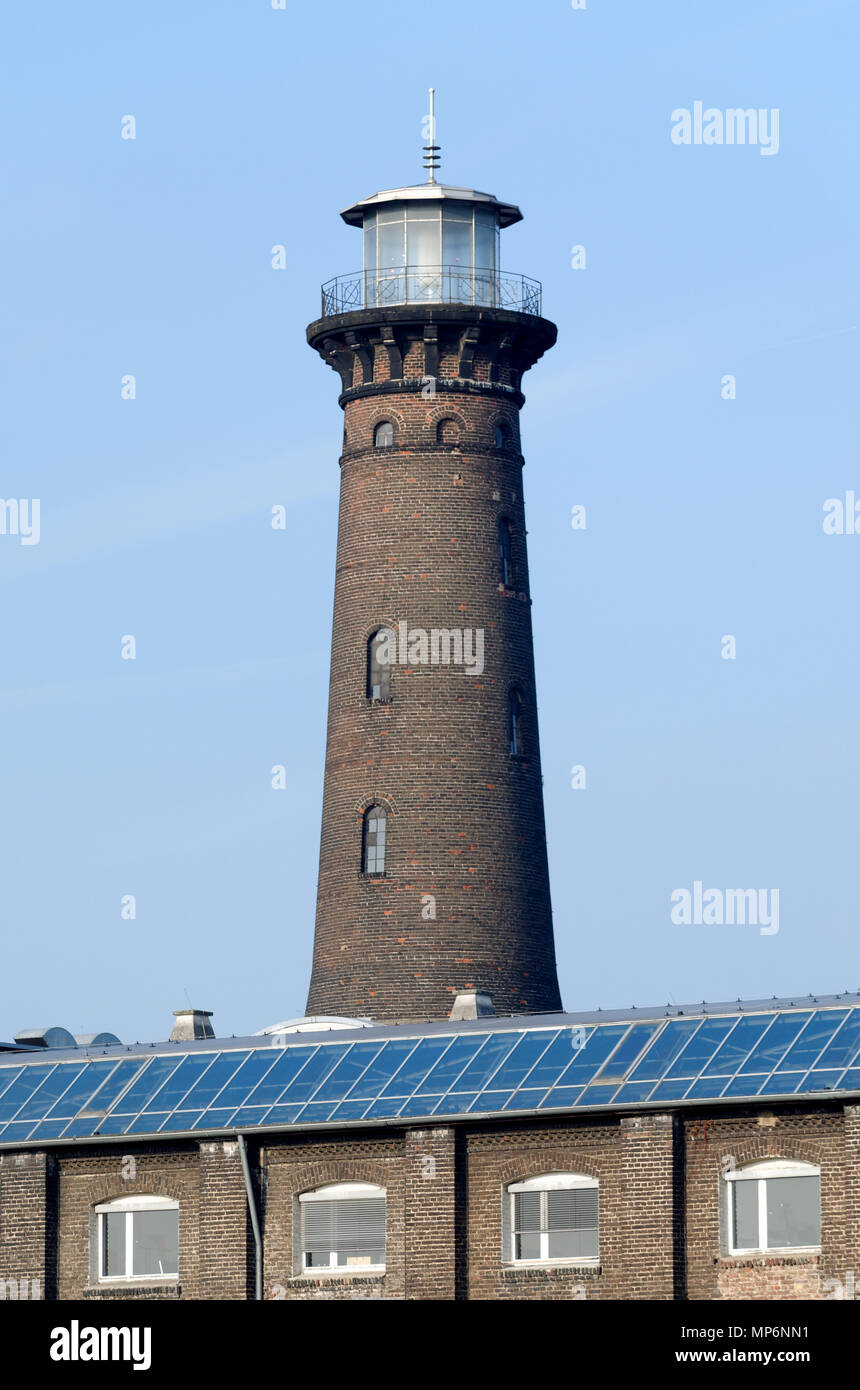 Helios Lighthouse in Cologne Ehrenfeld Stock Photo
