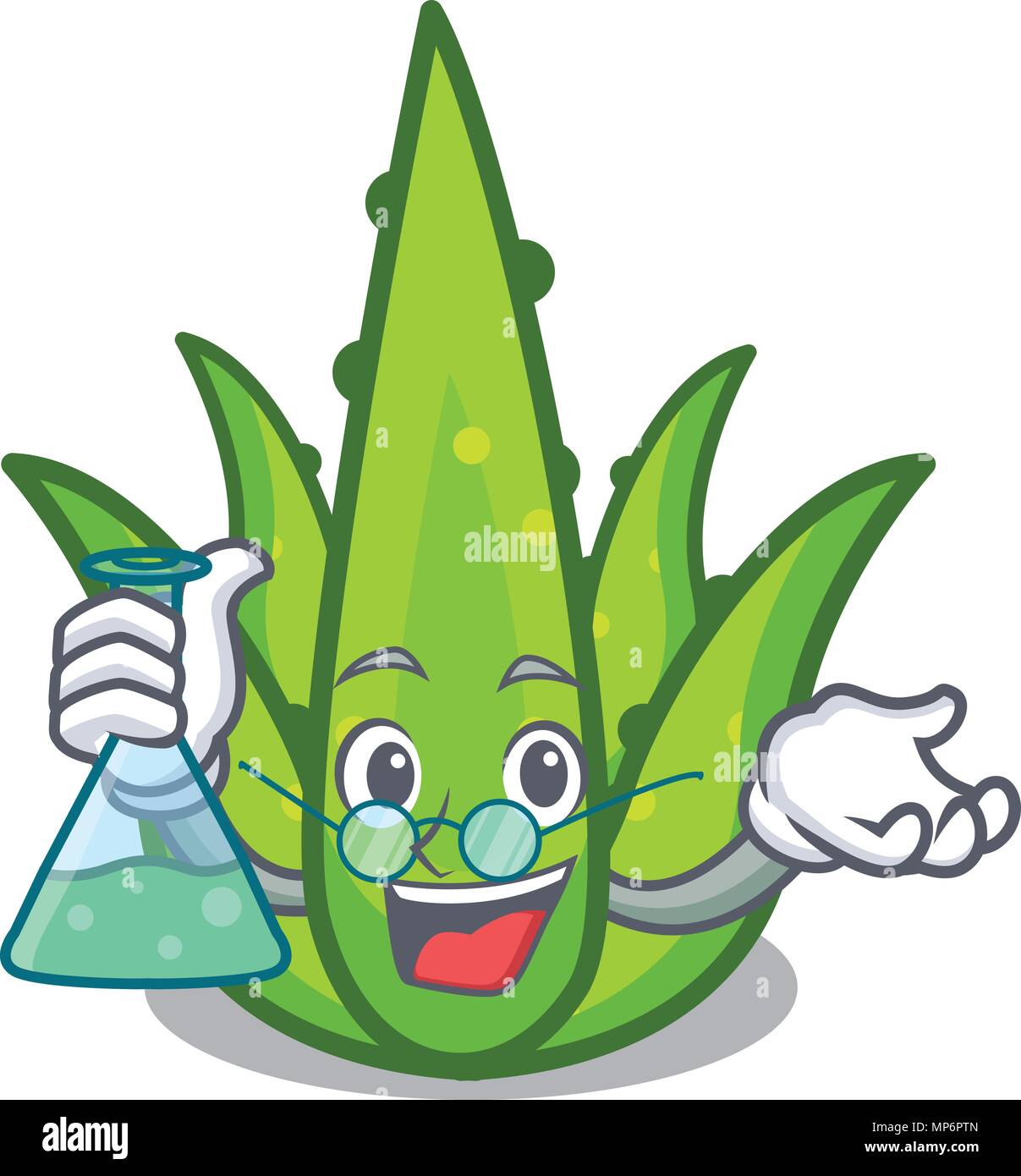 Professor aloevera character cartoon style Stock Vector Image & Art - Alamy