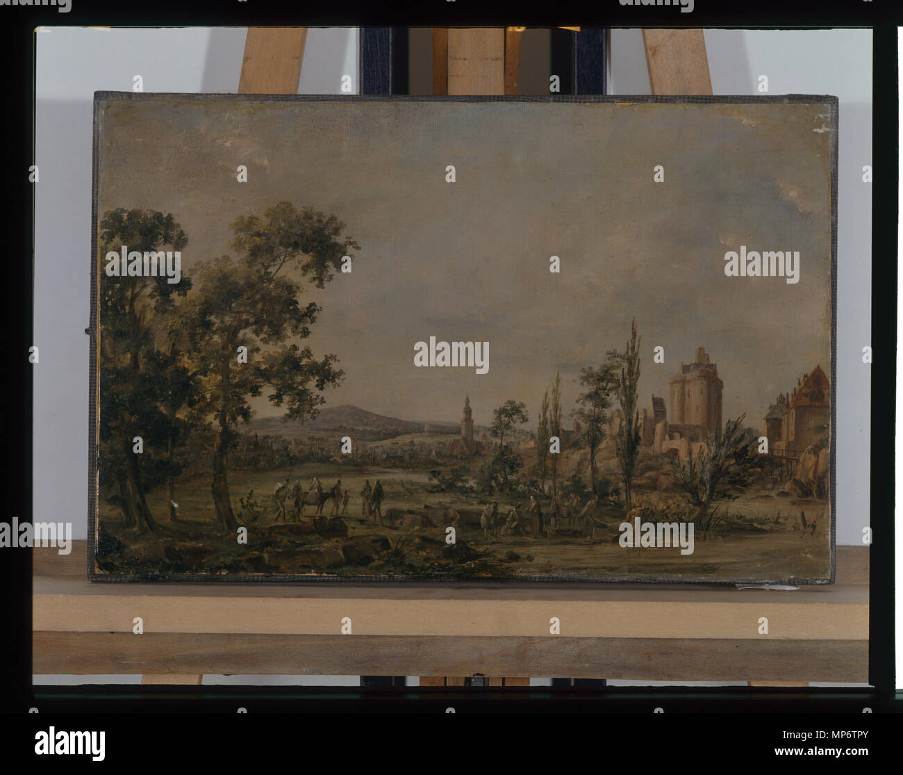 968 Paysage - anonyme - musée d'art et d'histoire de Saint-Brieuc Stock Photo