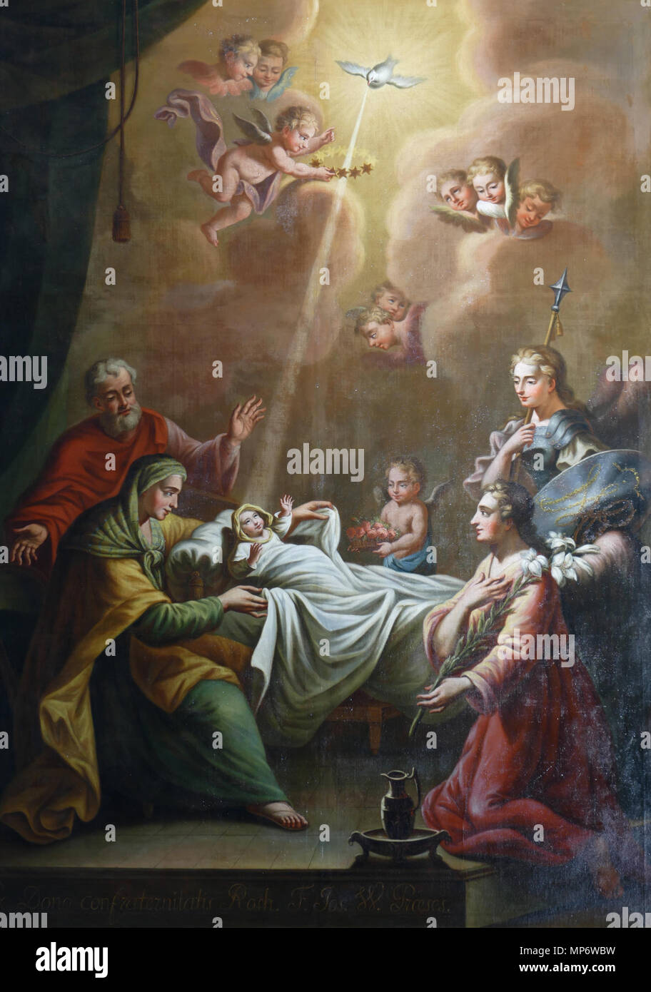 French Naissance de la Vierge The birth of Mary . JeanJacques