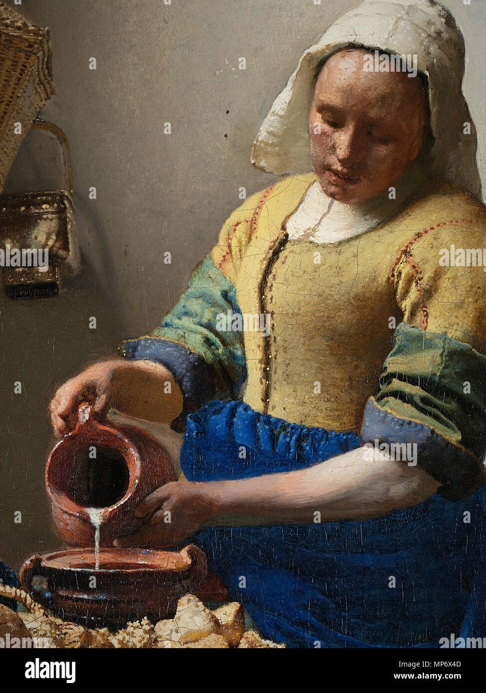 Jan Vermeer (1632-1675)【Het melkmeisje】 Het melkmeisje hi-res stock photography and images - Alamy