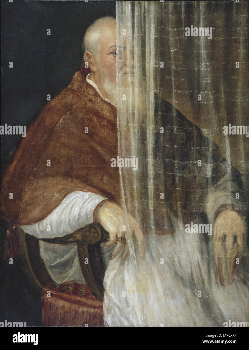 Portrait of Cardinal Filippo Archinto 1558. 1196 Titian Portrait of