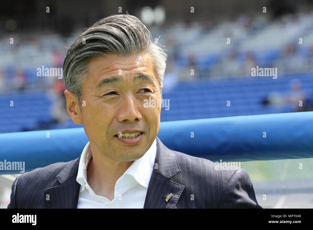 Takuya Takagi V Varen May 19 18 Football Soccer V Varen Nagasaki Head Coach Takuya Takagi Before The 18 J1 League Match Between Yokohama F Marinos 5 2 V Varen Nagasaki At