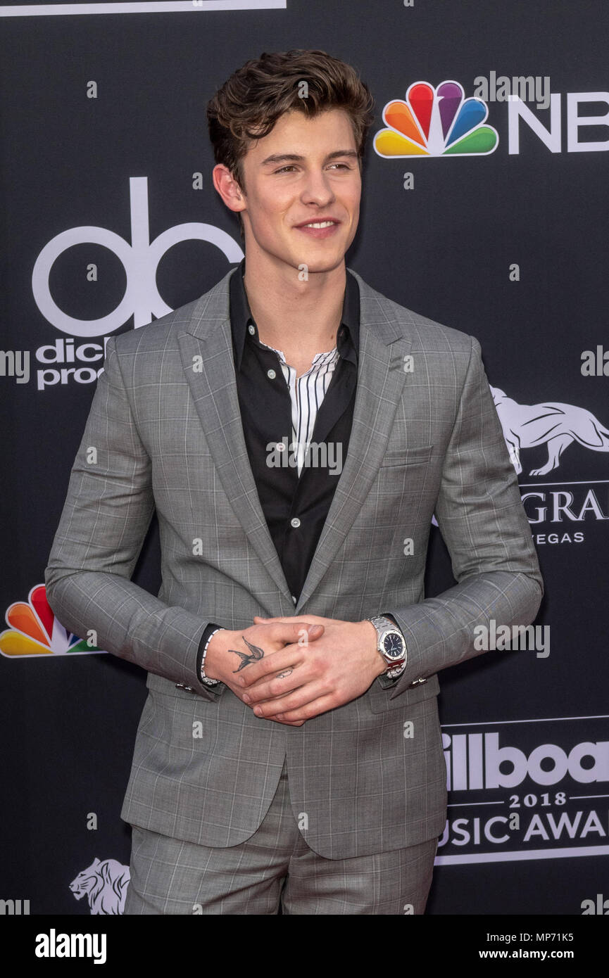 Las Vegas, NV, USA. 20th May, 2018. Shawn Mendes at the 2018 Billboard