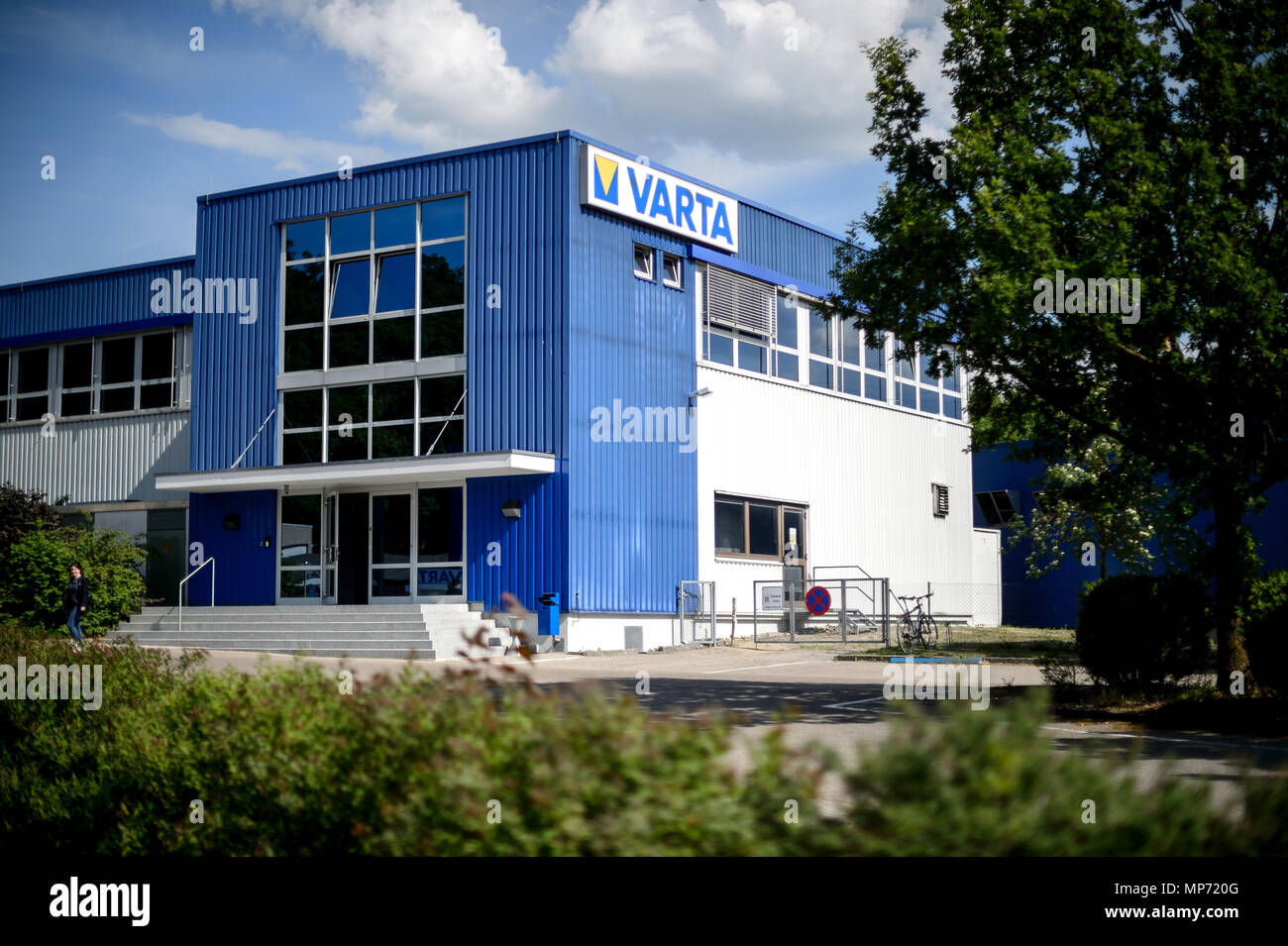 09 May 2018, Germany, Ellwangen The headquarters of battery