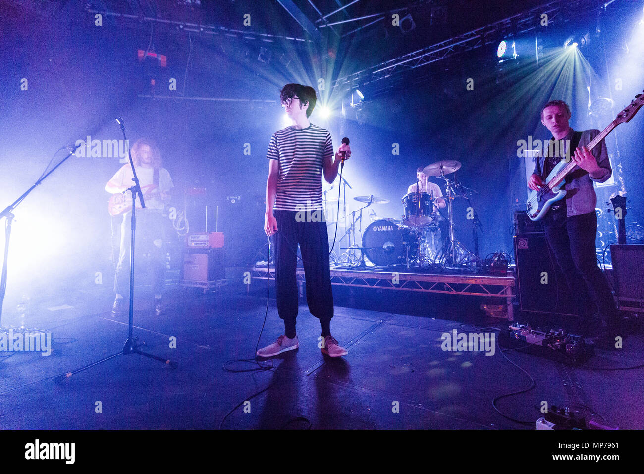 Cambridge, UK. 21st May 2018. Car Seat Headrest live at The Junction, Cambridge on their UK Tour. Richard Etteridge / Alamy Live News Stock Photo