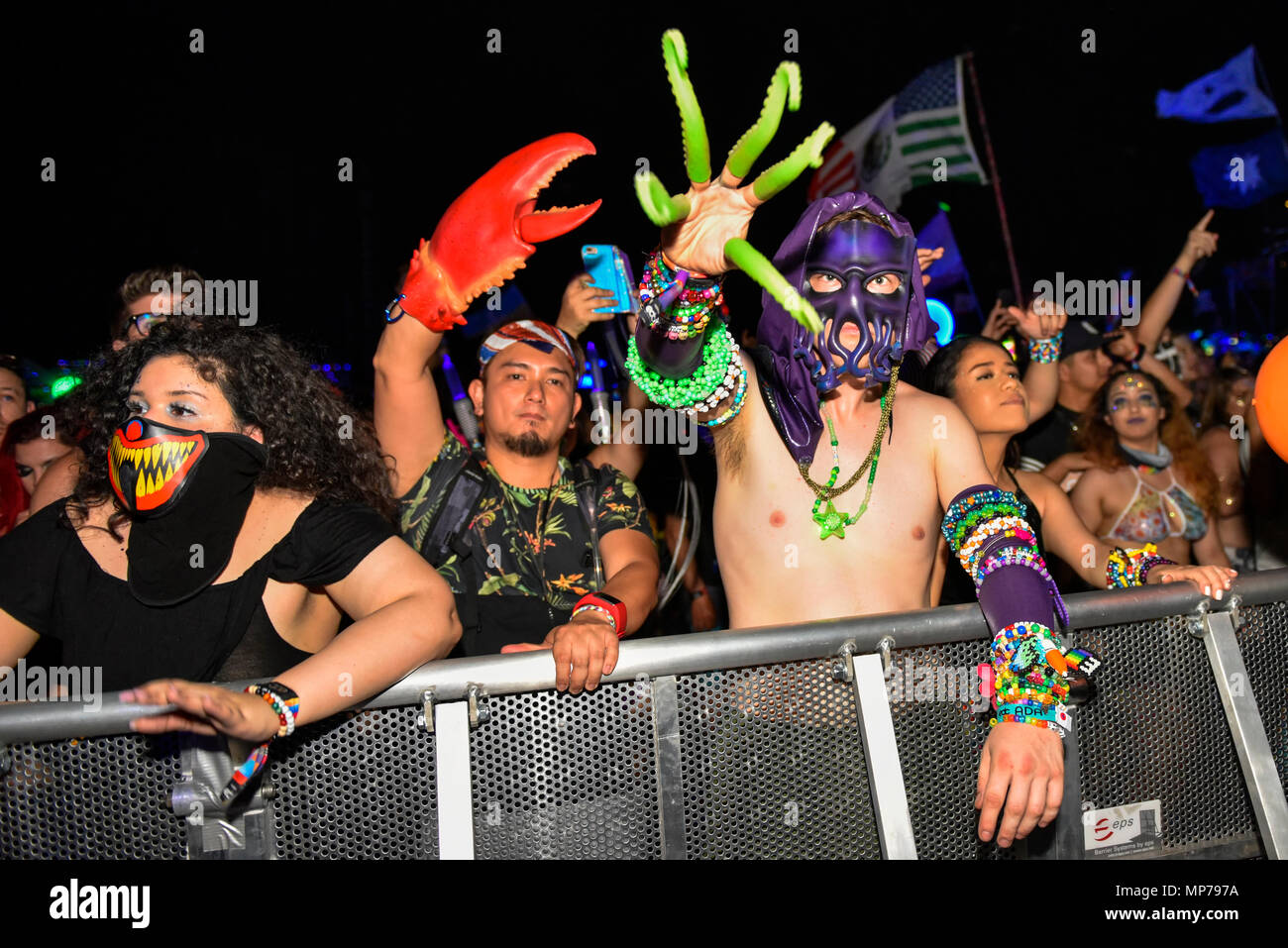 Las Vegas, Nevada, May 20, 2018, The 2018 Electric Daisy Carnival, edc  festival, Day 3, Credit: Ken Howard Images/Alamy Live News Stock Photo -  Alamy