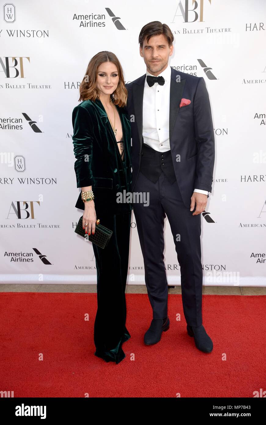 New York, NY, USA. 21st May, 2018. Olivia Palermo, Johannes Huebl at