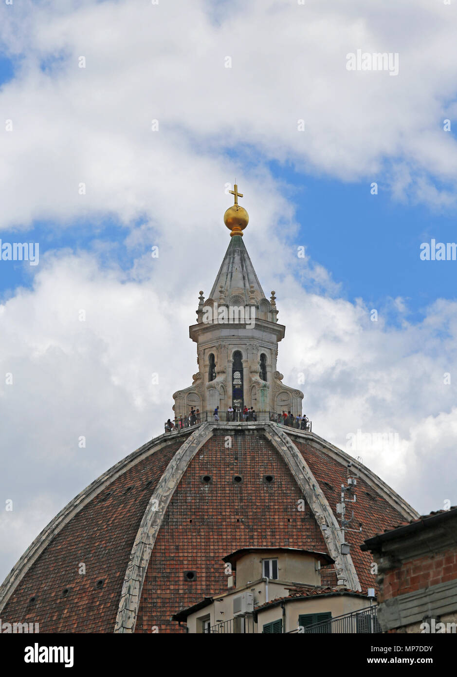 Cathedral of Florence in Tuscany Region in Italy and the Huge Dome ...