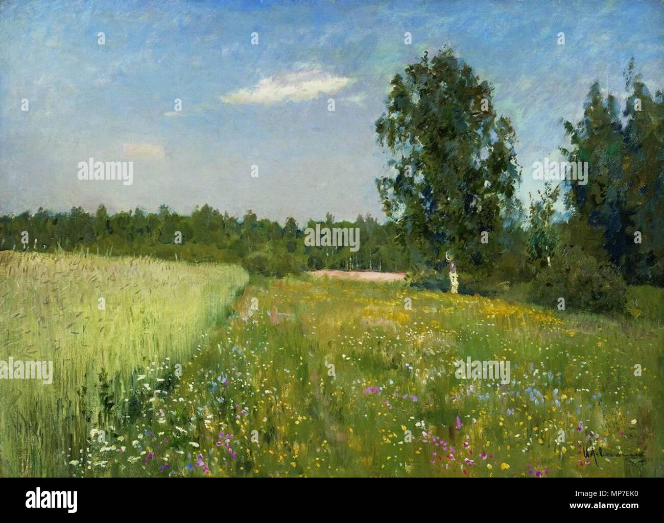 English Isaak Levitan Painting June Day Summer Russkij Kartina I I Levitana Iyunskij Den Leto 1890s Isaac Levitan 1860 1900 Alternative Names Isaa K Ili Ch Levita N Isaak Iljic Levitan Description Russian Painter Date Of