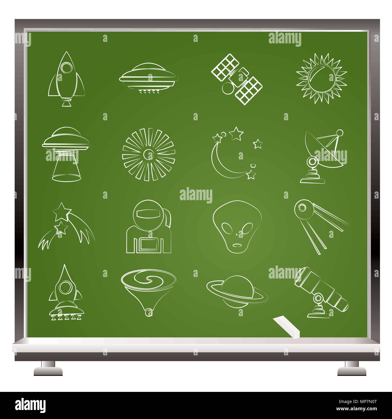 Astronautics, space and universe icons - vector icon set Stock Vector ...