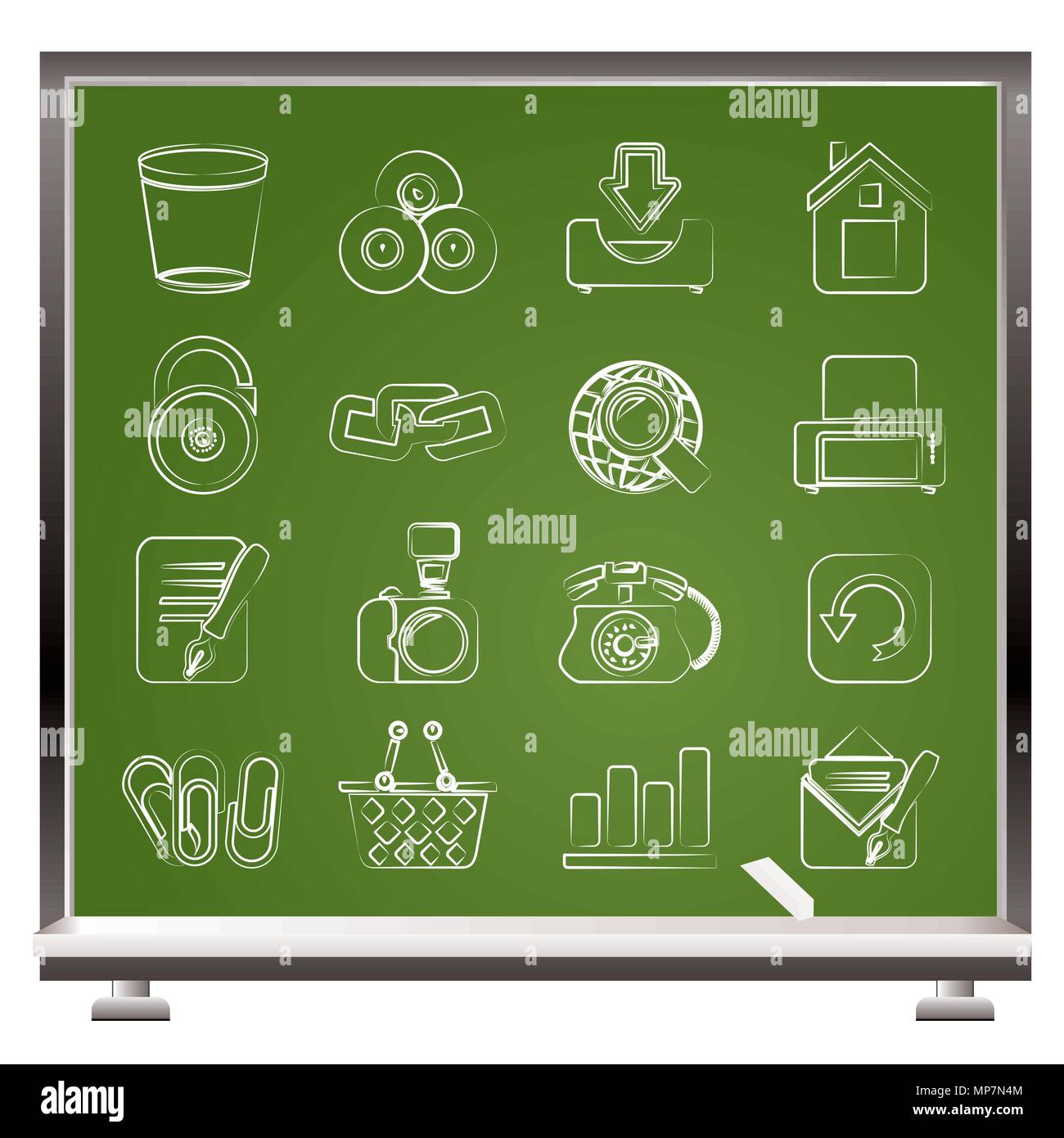 Website and internet icons - vector icon set Stock Vector Image & Art ...