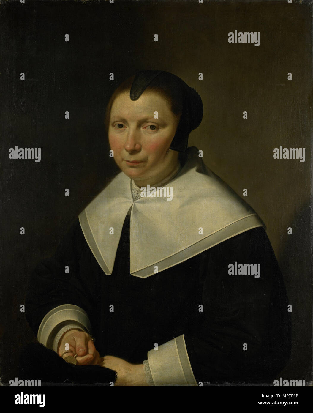 Portrait of a woman. English: Jan van Bijlert, Portrait of a Woman, oil ...