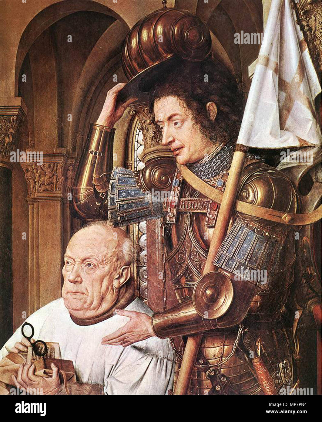 The Madonna with Canon van der Paele (detail) 1436. 703 Jan van Eyck ...