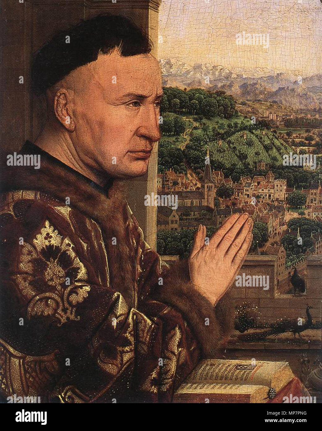 The Virgin of Chancellor Rolin (detail) 1435. 703 Jan van Eyck - The ...
