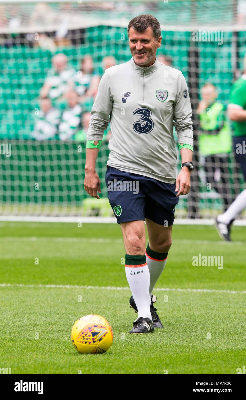 Republic Roy Keane during the testimonial match at Celtic Park, Glasgow